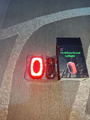 Rechargeable led bicycle rear light new