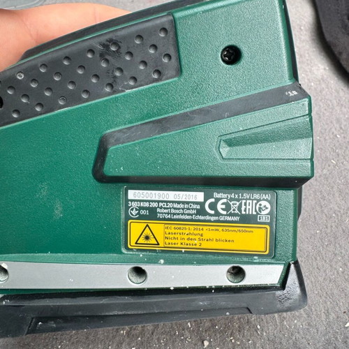 Bosch PCL 20 Laser Σταυρού & Σημείου σαν καινούργιο, πλήρες σετ με τρίποδο