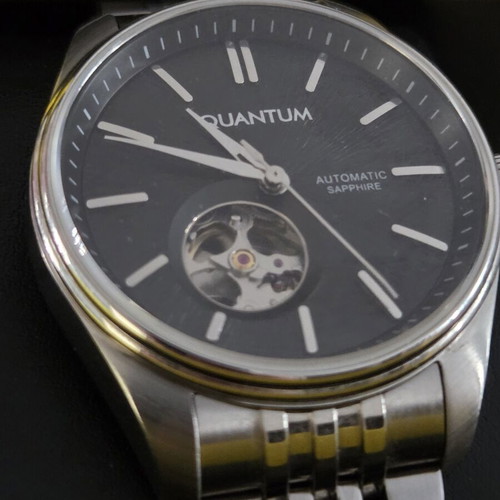 Quantum Q Master Automatic watch like new, black