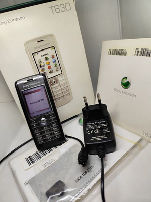 Sony Ericsson T630 Liquid Black collector's full box, like new