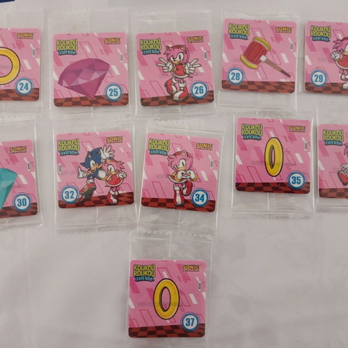 Koukouroukou Sonic Stickers pack of 12 sealed