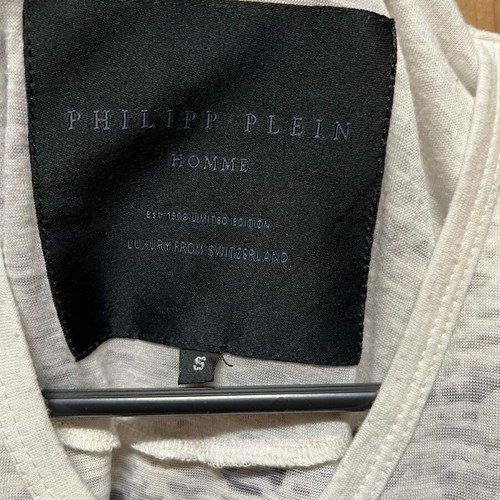 Philipp Plein men's t-shirt size M white new