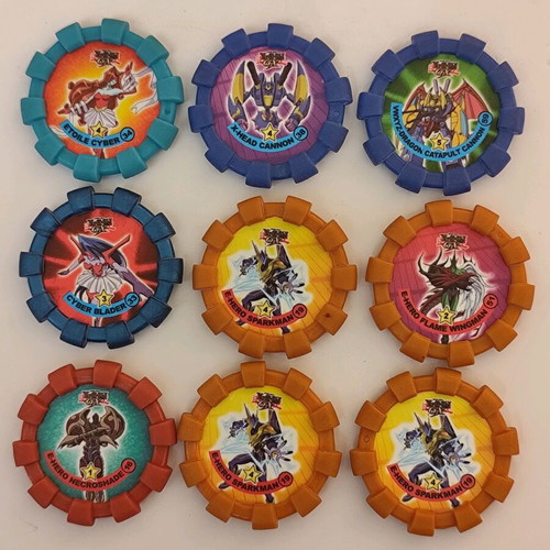 Yu-Gi-Oh Boinx collectible tags set of 19 used