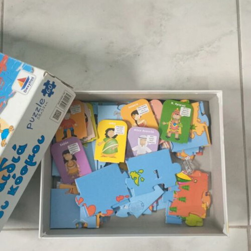 Ta Paidia Tou Kosmou board game like new, 60 pieces, age 4+
