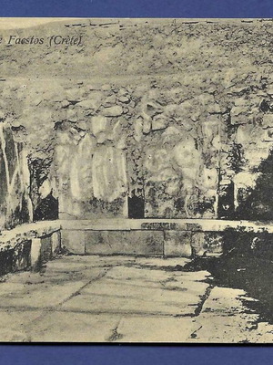 Heraklion Antiquities of Phaistos postcard used