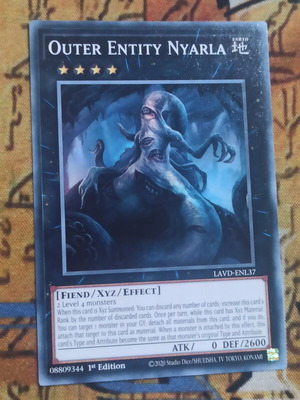 Outer Entity Nyarla κάρτα Yu-Gi-Oh! XYZ