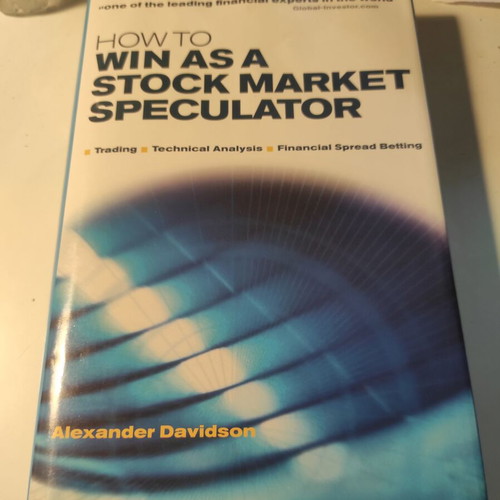 How to Win as a Stock Market Speculator used hardcover book