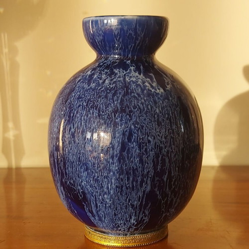 Art Deco Boch Freres Keramis Vase by Charles Catteau like new