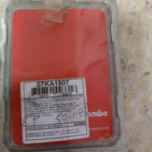 Brembo front brake pads new