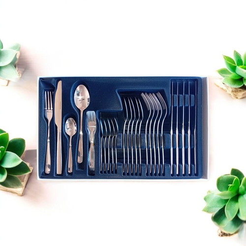 Cutlery sets new, 2 sets of 30 pieces, square design