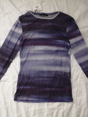 Mohito women's sheer blouse, sizes S, M, L, purple