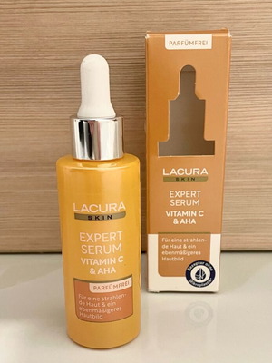 Lacura Skin Expert Serum Vitamin C & ΑHA καινούργιο, χωρίς άρωμα