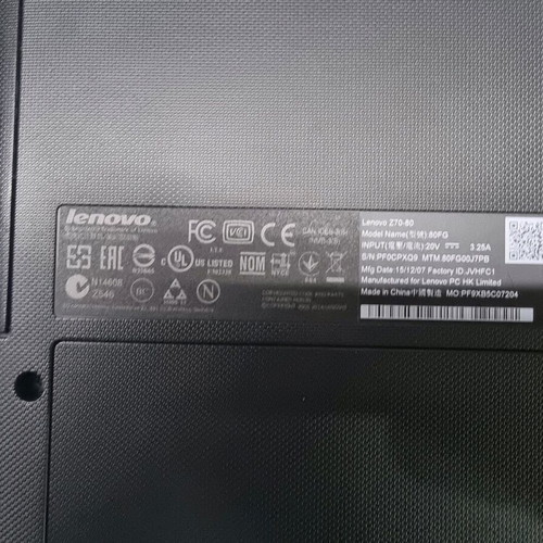 Lenovo Z70-80 laptop used in good condition
