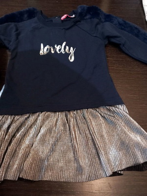 Energiers dress for 3 years 98 cm like new, blue with silver trim