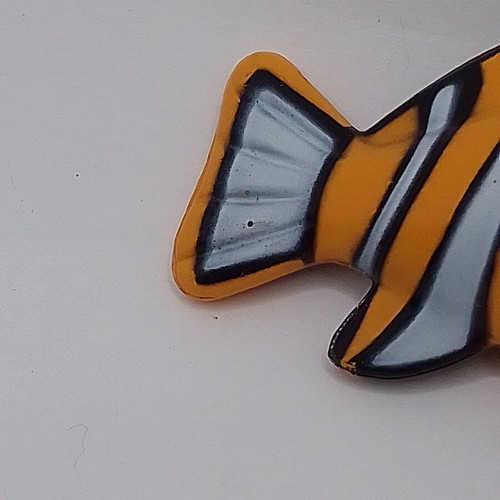 Clown fish figure used, length 7 cm