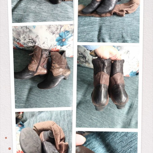 Think! women's leather ankle boots, size 36.5-37