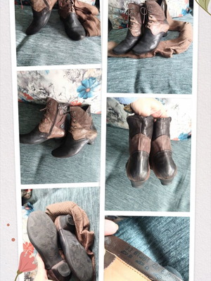 Think! women's leather ankle boots, size 36.5-37