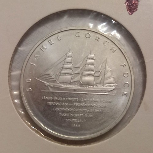 Silver coin 10 euros 2008 Germany like new