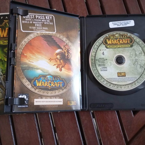 World of Warcraft The Burning Crusade PC game like new, collector's edition
