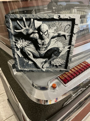 Spiderman Comics Style Decorative Plaque new, PLA material