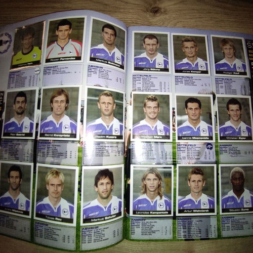 Panini album Bundesliga 2007-2008 used, completed