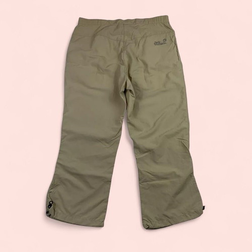Jack Wolfskin Womens Travel Trousers Size M 10/12 Beige like new
