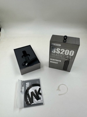 Bluetooth headset BS 200 new in box with accessories
