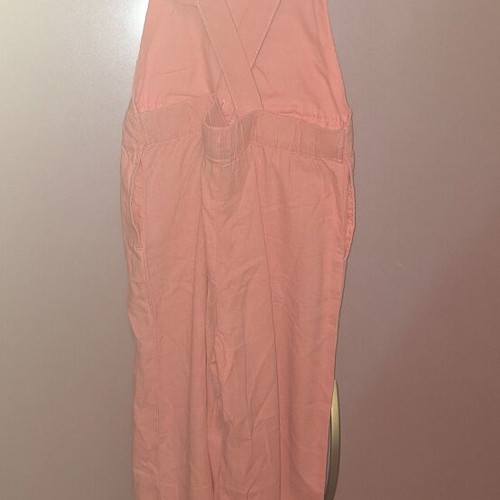 Girls' jumpsuit coral, like new, size 4 years