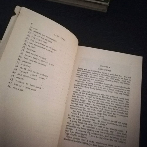 Jane Ayre book by Charlotte Bronte used, English language