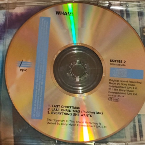 Last Christmas CD single George Michael και Andrew Ridgely