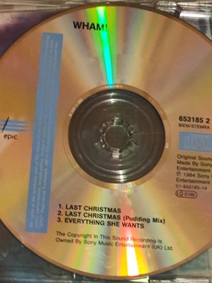 Last Christmas CD single George Michael και Andrew Ridgely