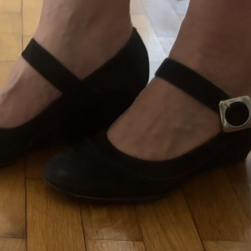 Bata leather Mary Jane shoes used, size 39, black