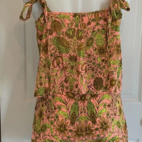 Floral H&M Salopette like new, size M, multicolor