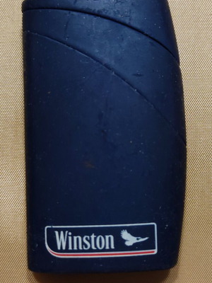 Winston metal advertising lighter used