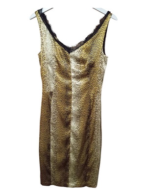 Toi&Moi leopard print dress like new, beige and brown