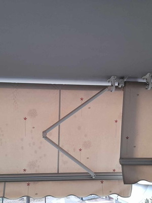 Τέντες μεταχειρισμένες με βραχίονα, 3 κομμάτια, μέγεθος 4 μέτρα