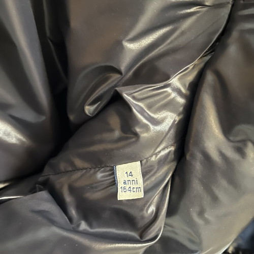 Moncler blue jacket, size 14 kids, dark blue