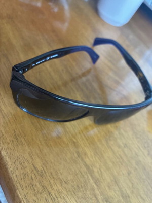 Jil Sander sunglasses, black and blue