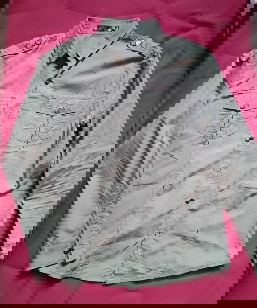 Military safari shirt