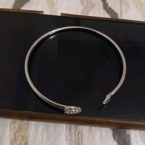Women's silver-plated bracelet elegant and discreet new