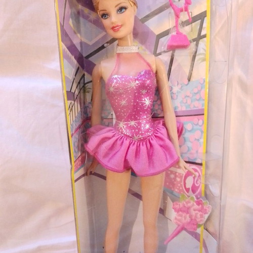 Barbie Mattel figure skater new collectible with trophy