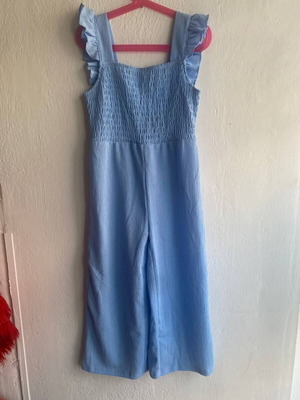 Sinsay jumpsuit for girl 134 cm like new, light blue