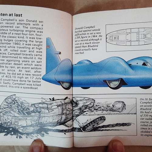 Scatterbox Record Breakers Land used pocket book with record-breaking cars