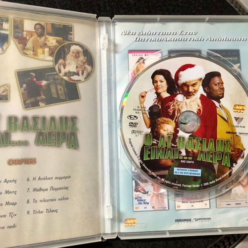 Bad Santa DVD (2003) used, comedy with subtitles