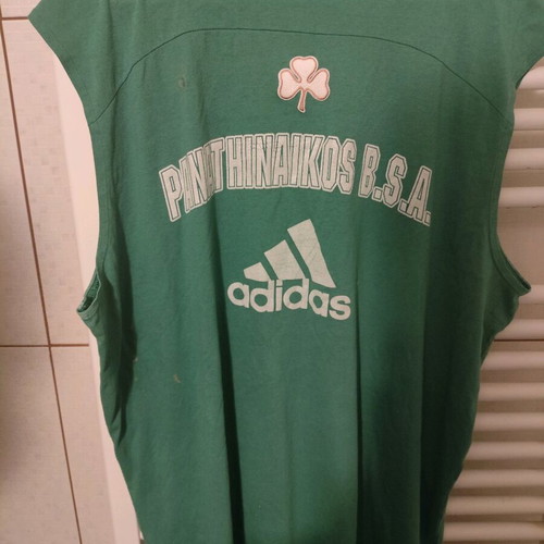 Panathinaikos bc 2015-2016 collectible jersey used with autographs