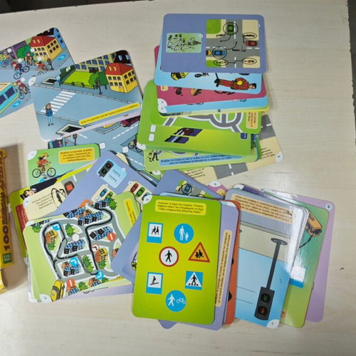 100 Traffic Education Games used, educational set for children