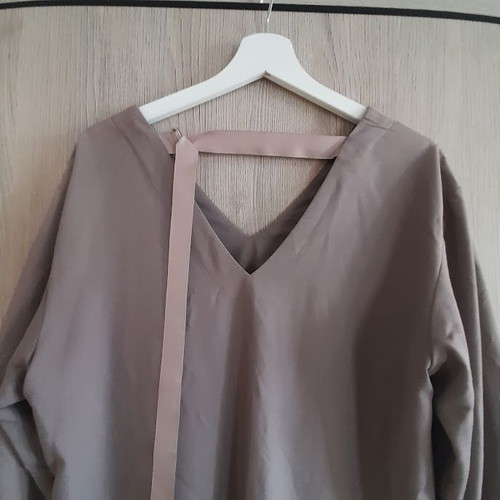 Blouse-tunic beige, like new, size S/M