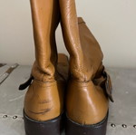 Leather boots refurbished Italian from London size 42