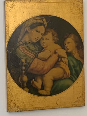 Madonna della Seggiola used collectible painting reproduction