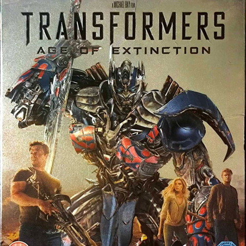 Transformers Age of Extinction Blu-Ray μεταχειρισμένο, αγγλικοί υπότιτλοι, διπλός δίσκος